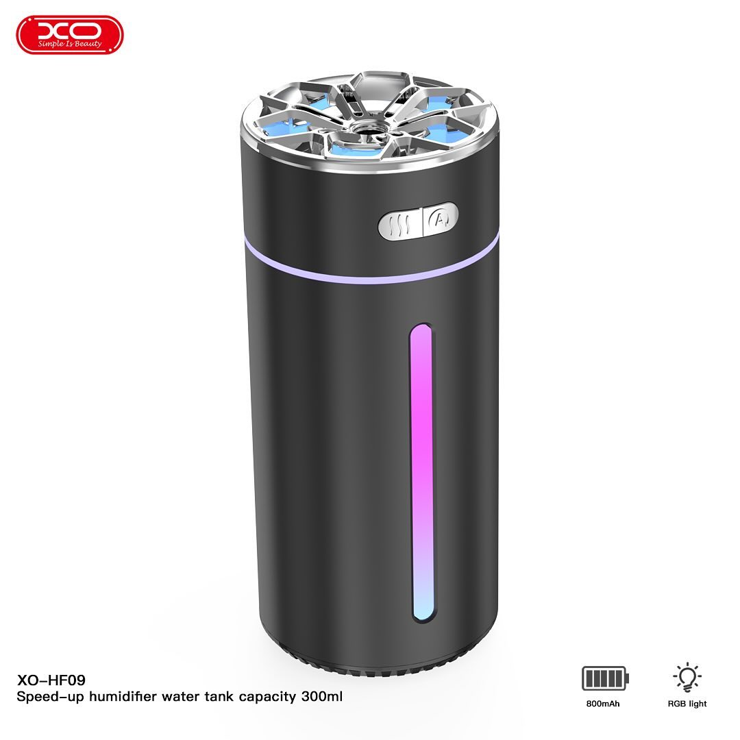 XO HF09 Cool Atmosphere Night Light Car/Desktop Multi Purpose Humidifying Spray