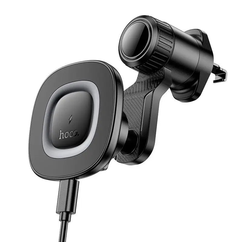 HOCO HW30 Crown Magnetic Wireless Charging Air Vent Car Holder