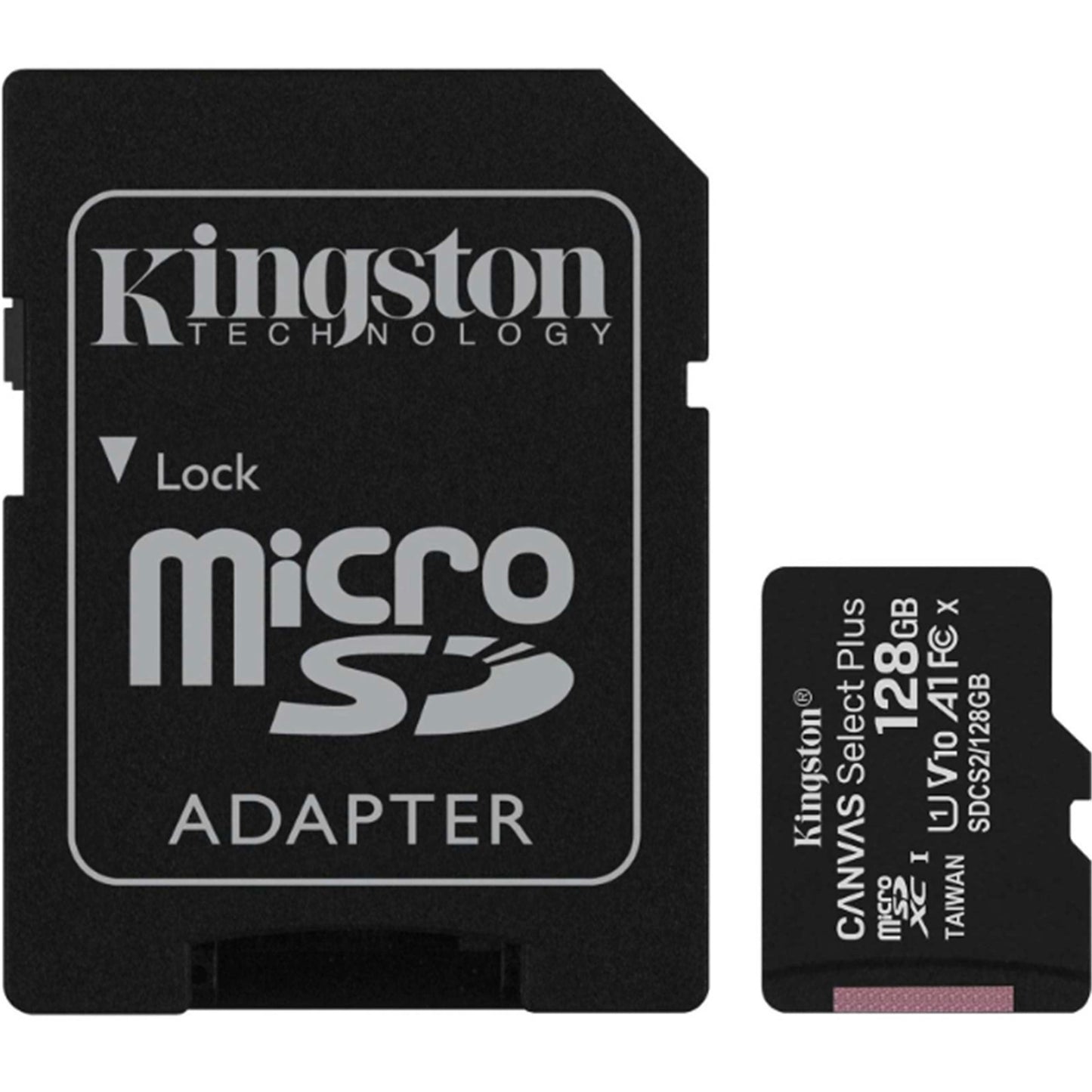 Kingston Canvas Select+ CL10 SDXC Micro SD Card