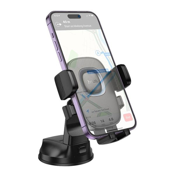 HOCO H76 Crown One-Button Center Console Car Holder