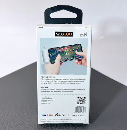 MOBIGO GO550 L+C Mini Power Bank 5000mAh