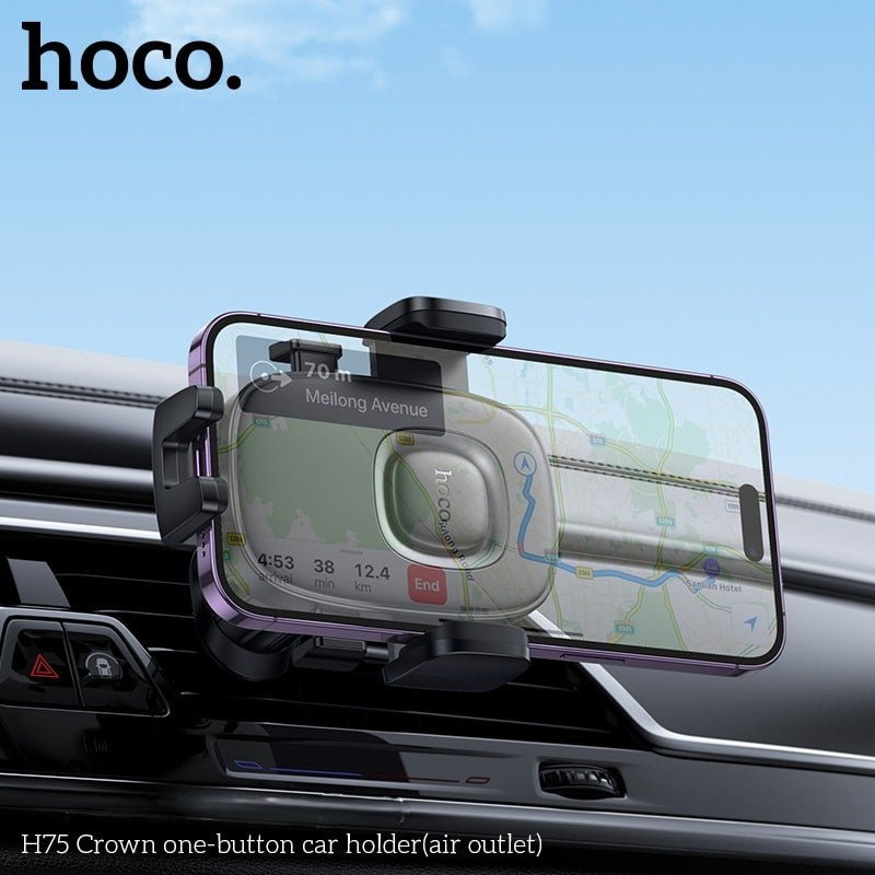 HOCO H75 Crown One-Button Air Vent Car Holder