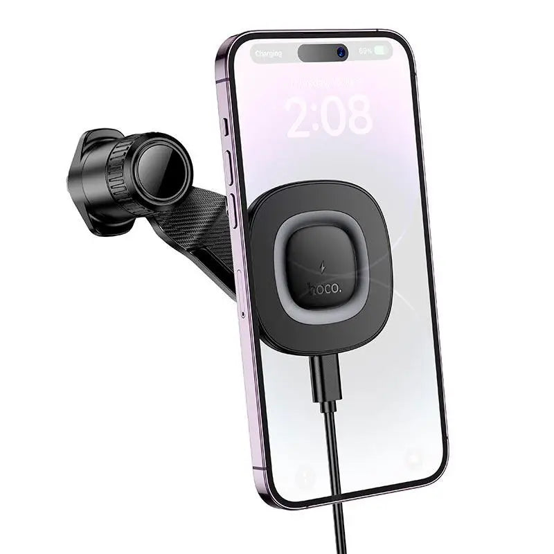 HOCO HW30 Crown Magnetic Wireless Charging Air Vent Car Holder