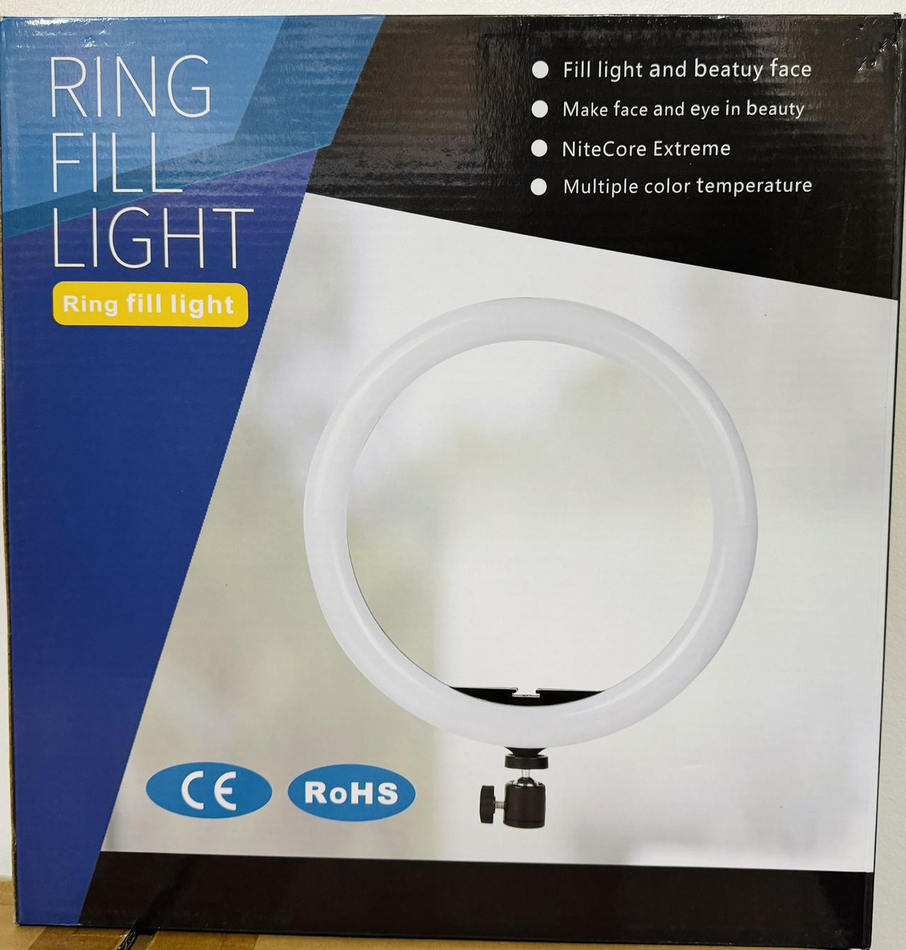 30cm/12inch SL300 Ring Fill LED Light for Live Telecast with Stand