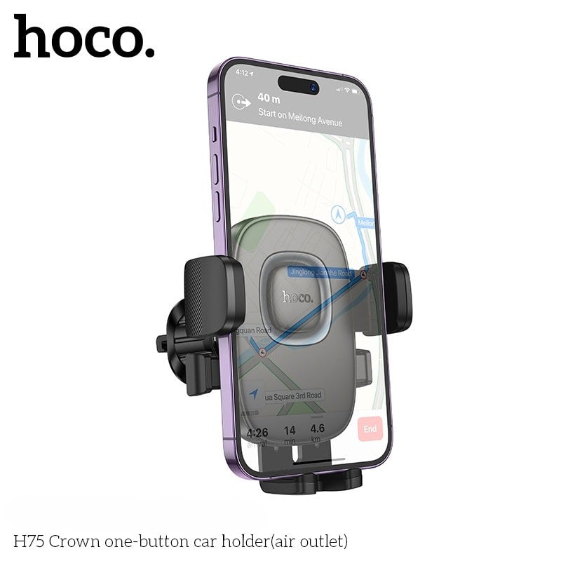 HOCO H75 Crown One-Button Air Vent Car Holder