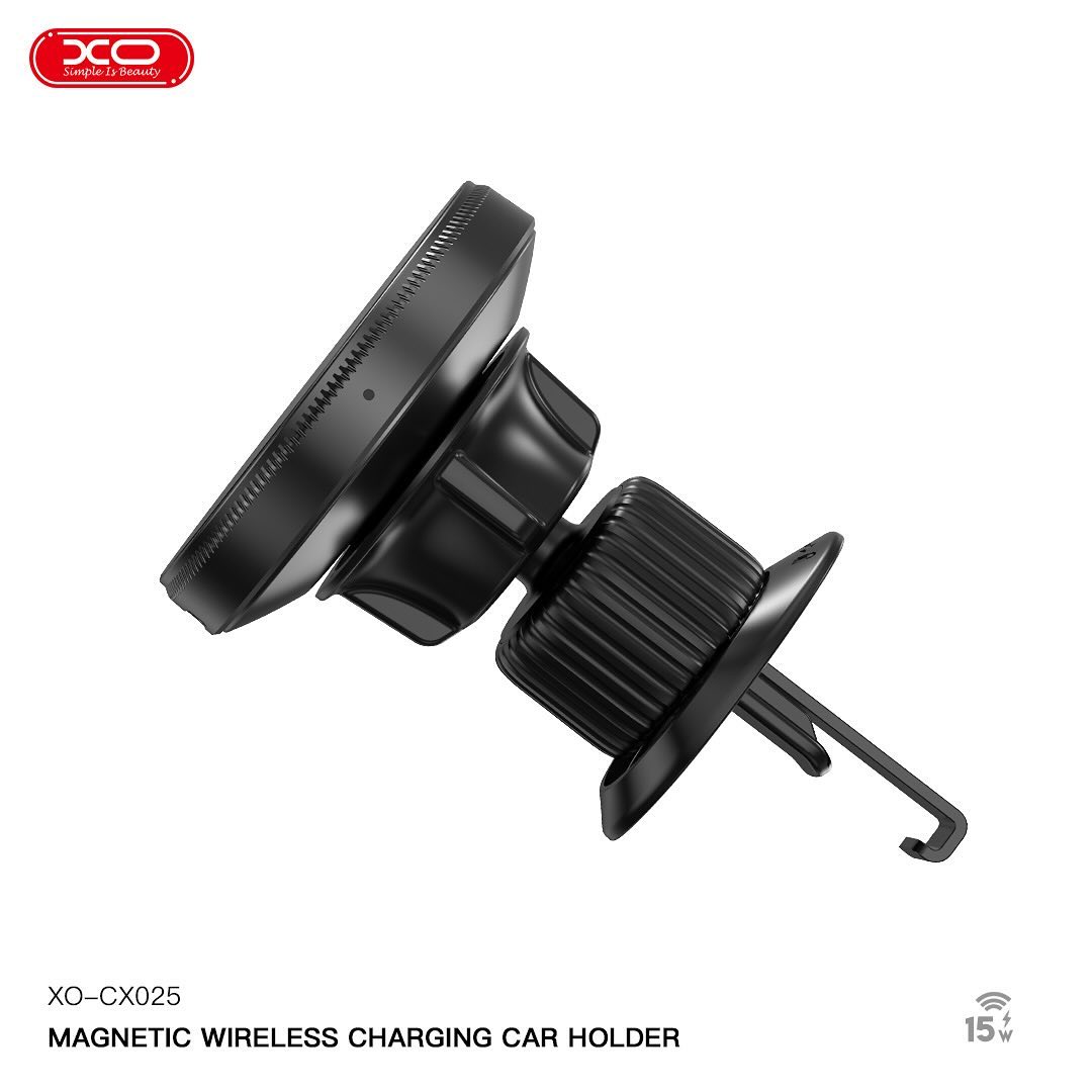 XO CX025 Magsafe Magnetic Wireless Charging Air Vent Holder 15W