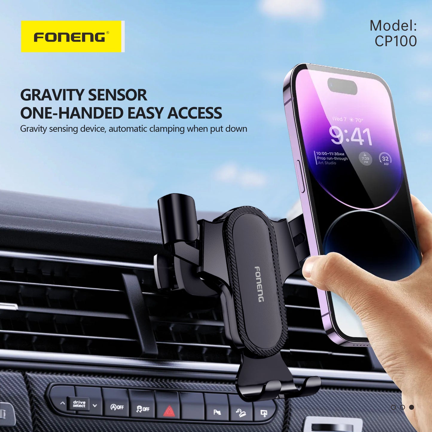 FONENG CP100 Gravity Air Vent Car Holder