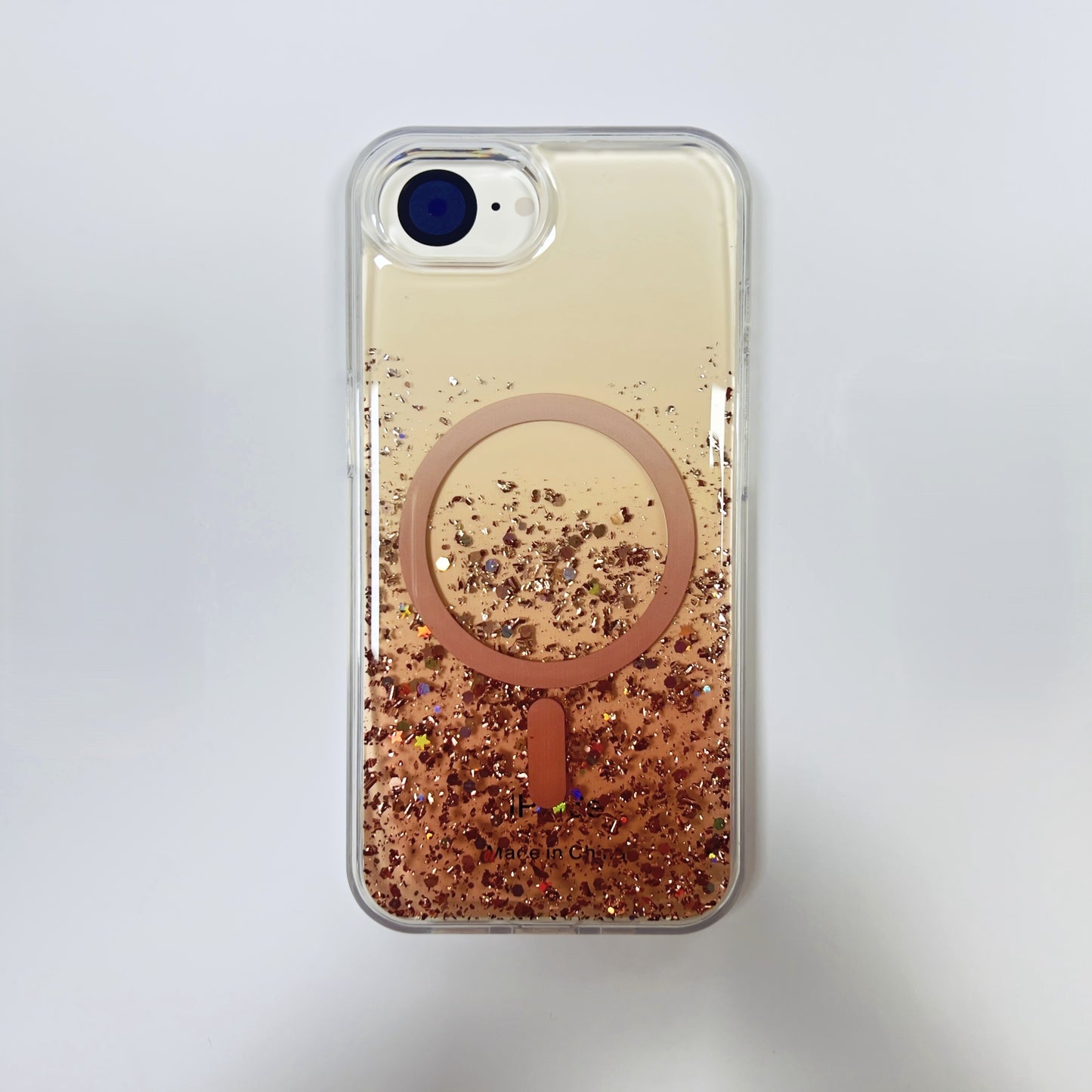 iPhone 16e 6.1 Gradient Starry Glitter Series Magsafe Case