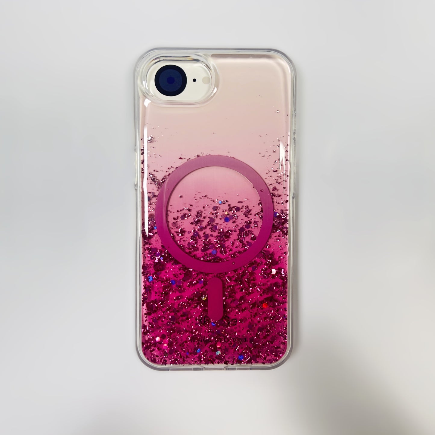 iPhone 16e 6.1 Gradient Starry Glitter Series Magsafe Case