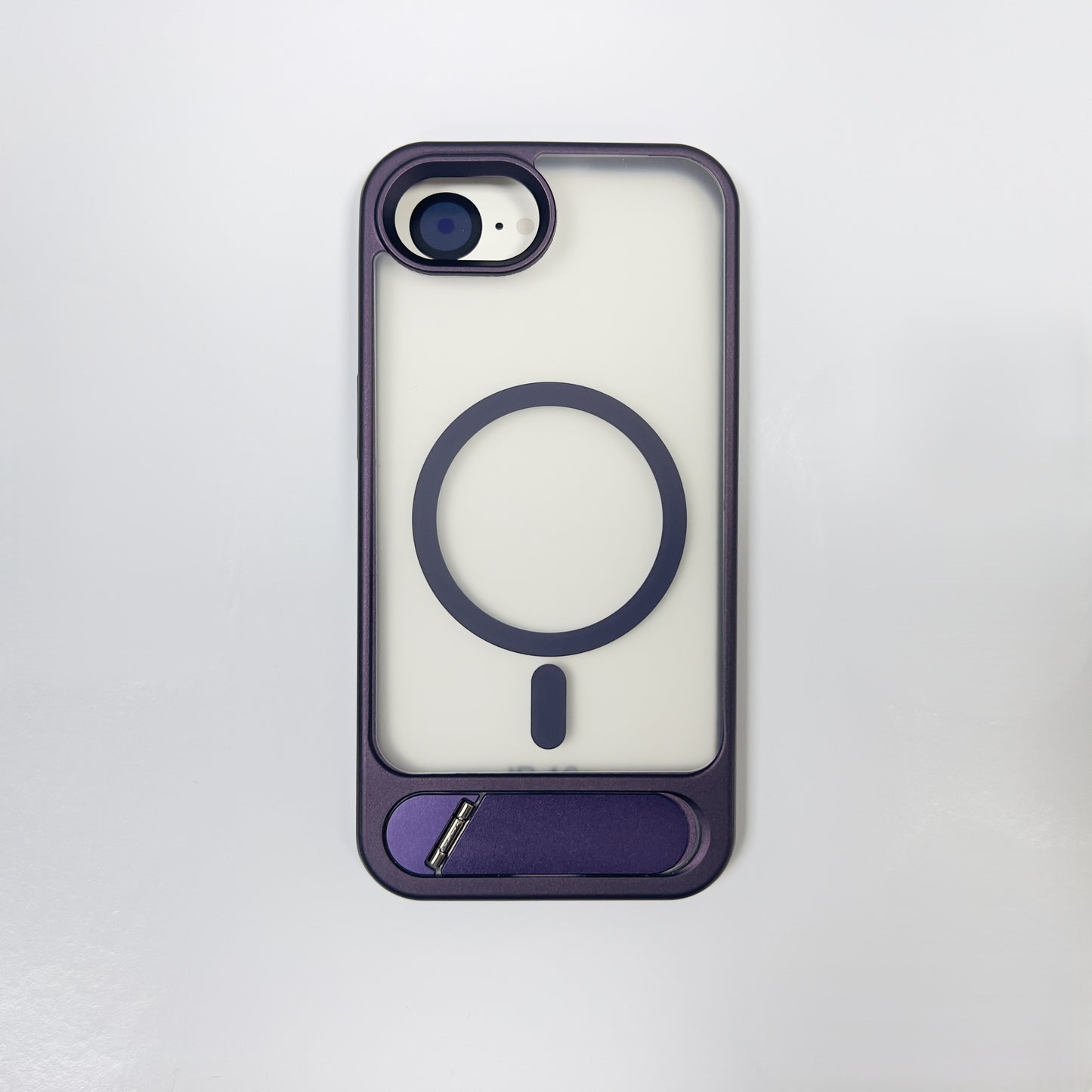 iPhone 16e 6.1 X1 Series Translucent Matte Frosted Magsafe Kickstand Case