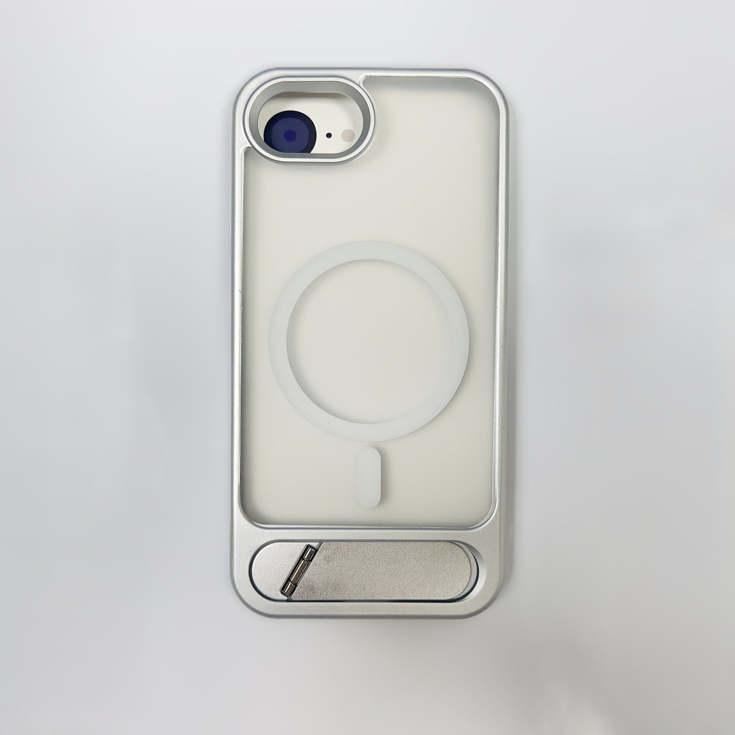 iPhone 16e 6.1 X1 Series Translucent Matte Frosted Magsafe Kickstand Case