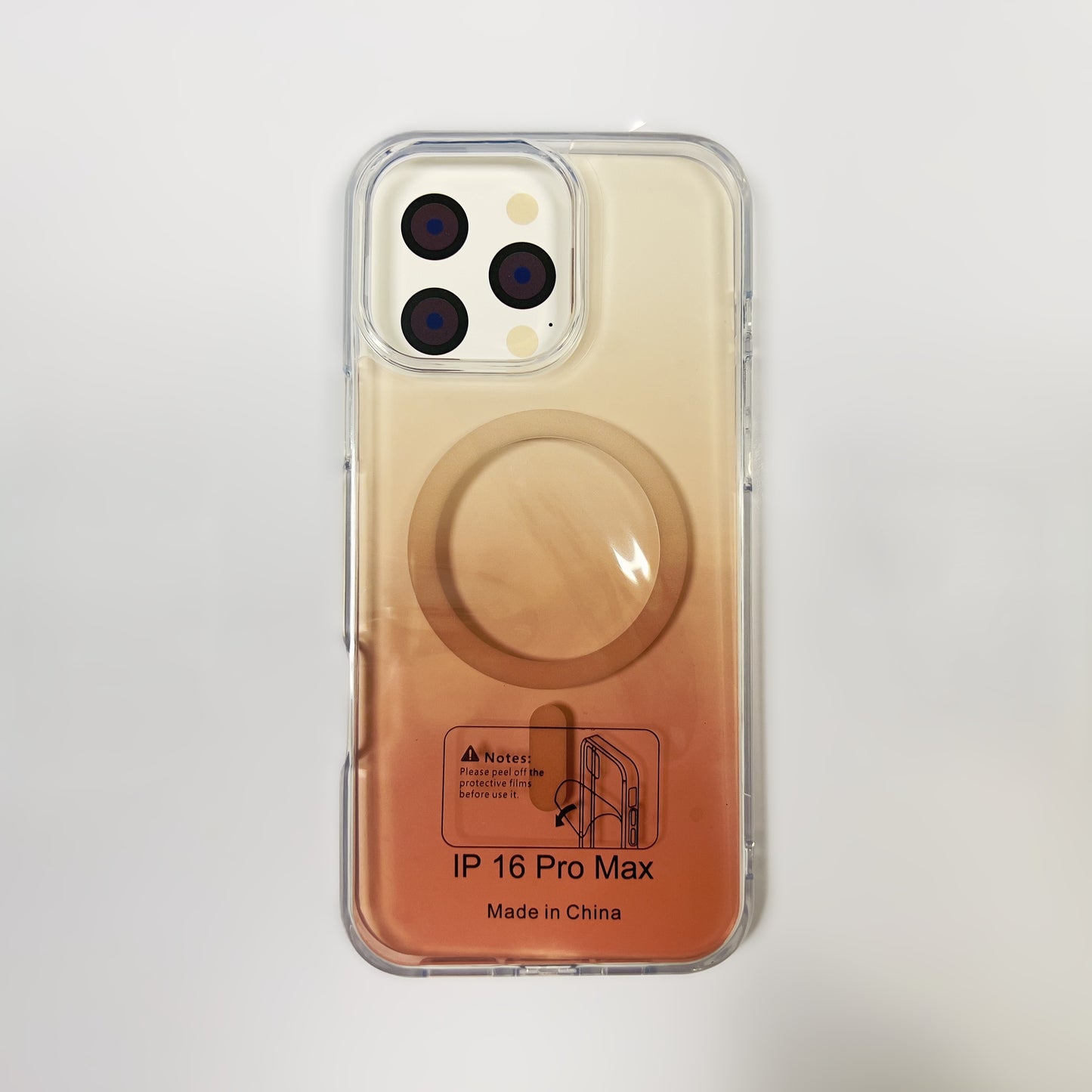 iPhone 16 Pro Max 6.9 O1 Series IMD Gradient Transparent Magsafe Case