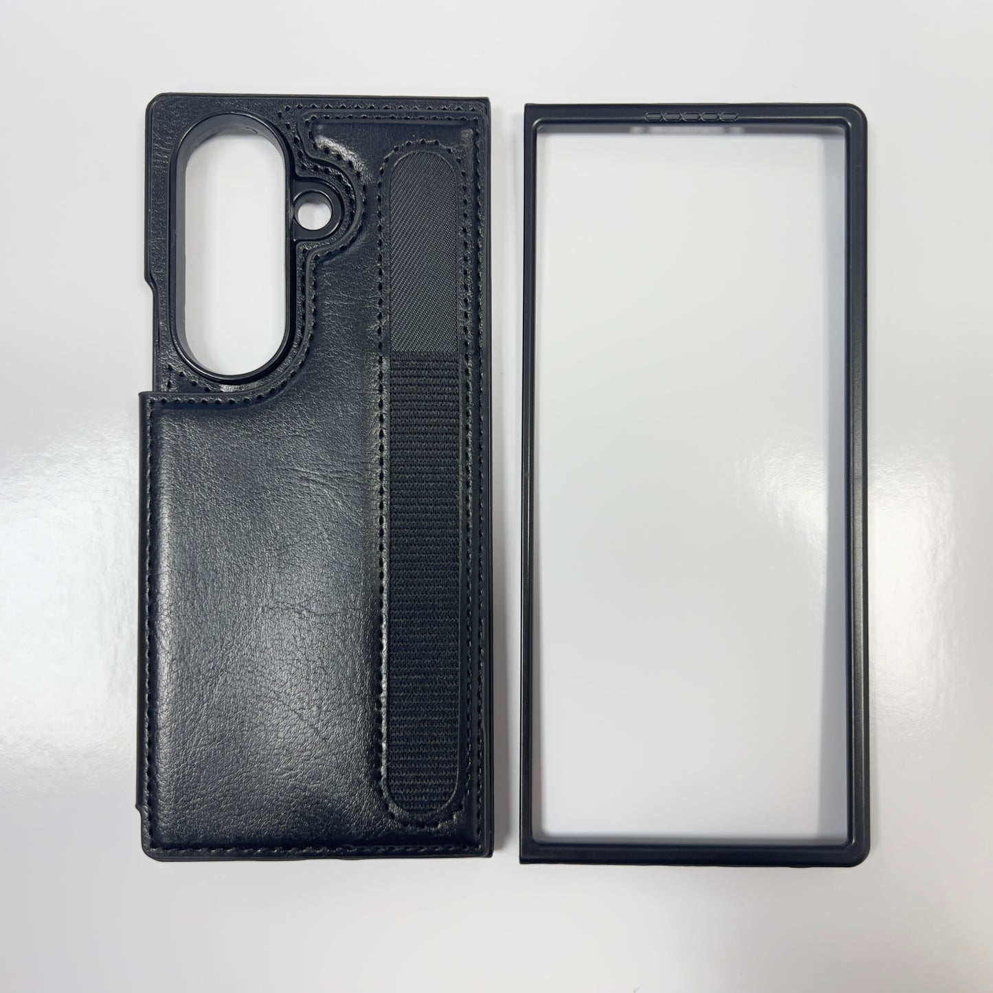 Samsung F966 Galaxy Z Fold7 5G PU Leather Hidden Card Case with Pen holder