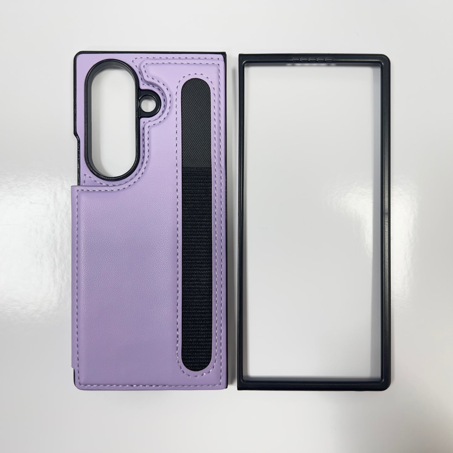 Samsung F966 Galaxy Z Fold7 5G PU Leather Hidden Card Case with Pen holder