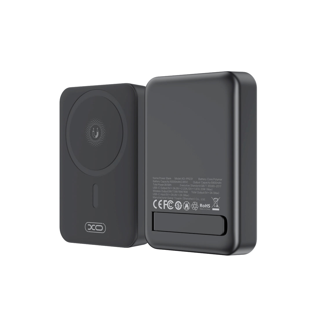XO PR231 Magnetic 15W Wireless Charging + PD20W Power Bank 10000mAh