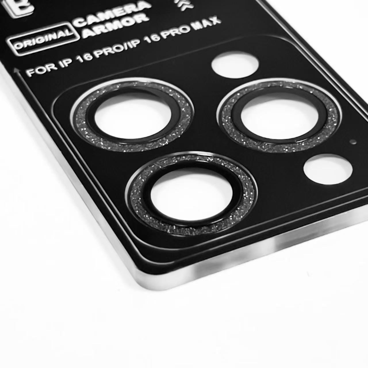 iPhone 16 Pro 6.3/16 Pro Max 6.9 LB Glitter Eagle-Eye Camera 3 Lens Protection