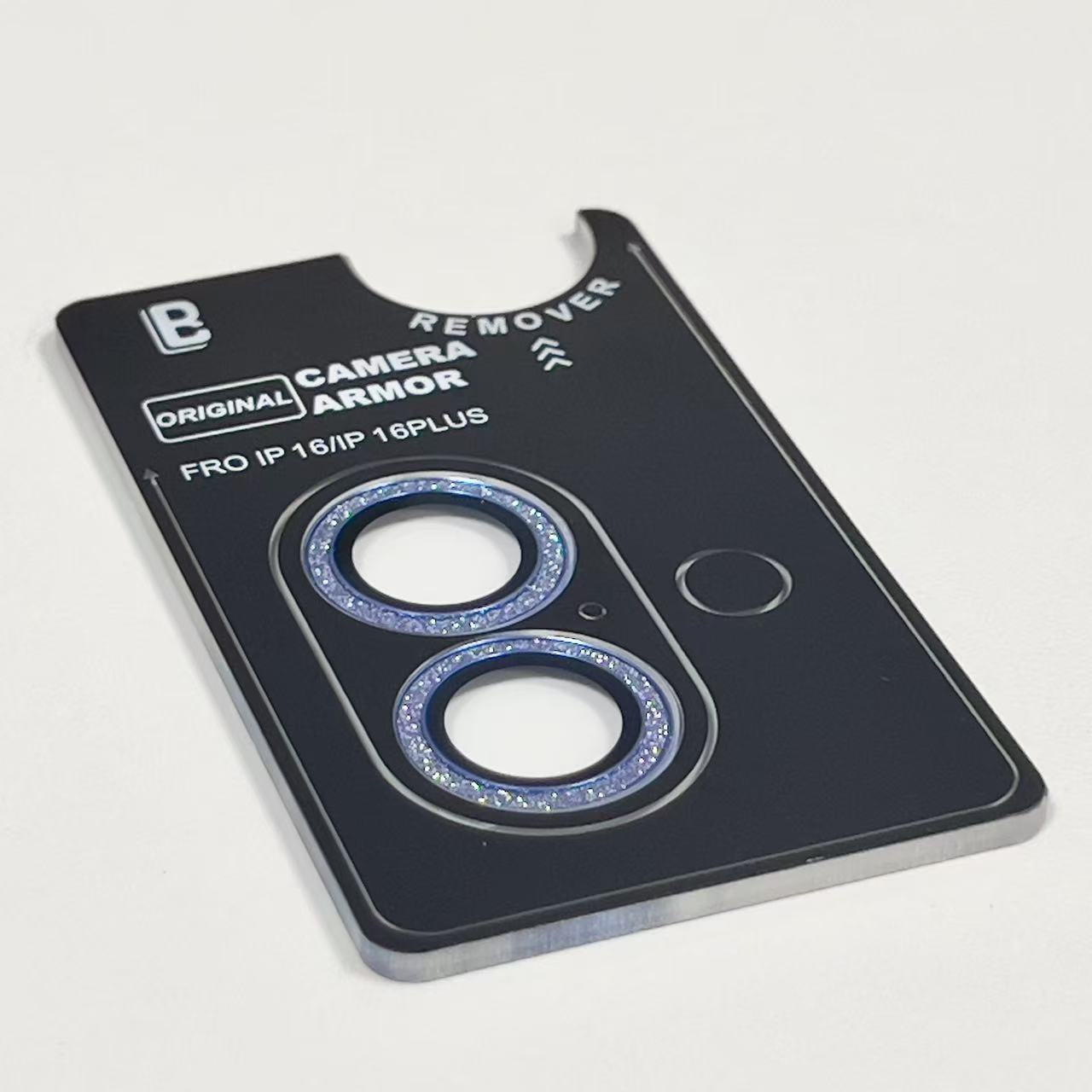 iPhone 16 6.1/16 Plus 6.7 LB Glitter Eagle-Eye Camera 2 Lens Protection