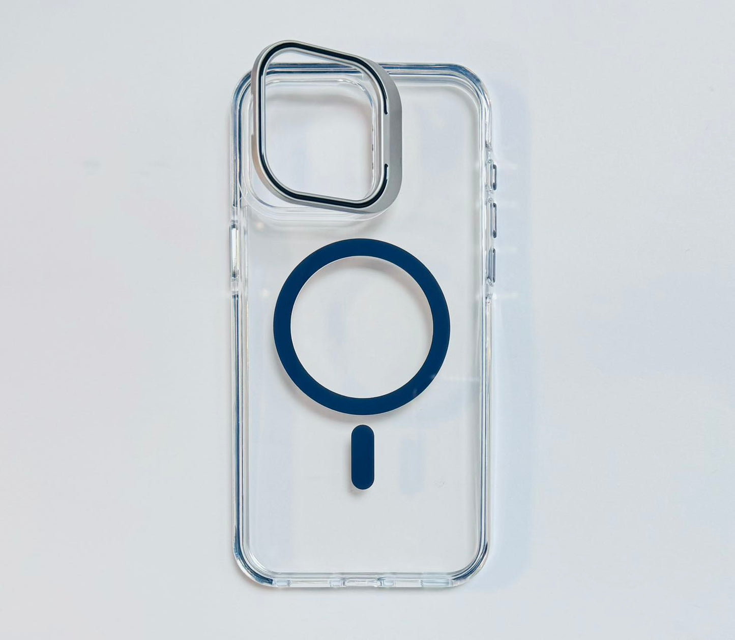 iPhone 15 Pro Max 6.7 Classic Hybrid Magsafe Case with Stash Stand