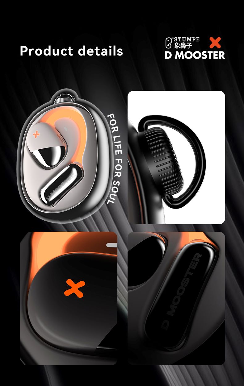 DMOOSTER D72 ANC & Noise Reduction Bluetooth Earphone with Nightlight