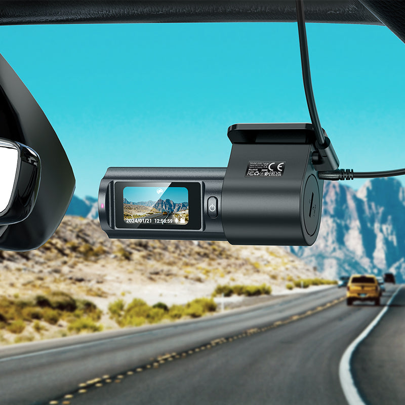 HOCO DV8 2K Display Hidden Plus Rear Camera Driving Recorder