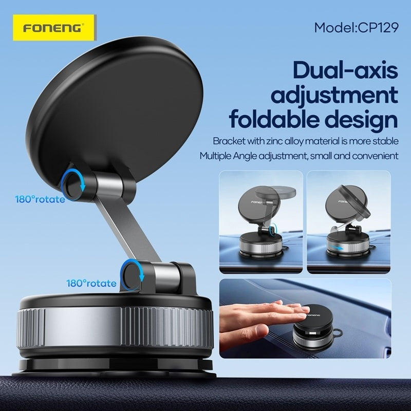 FONENG CP129 Vacuum Magnetic Foldable Phone Holder