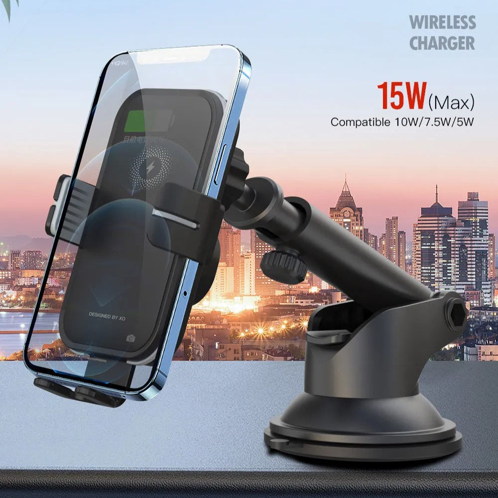 XO WX027 Wireless Charger Car Holder 15W