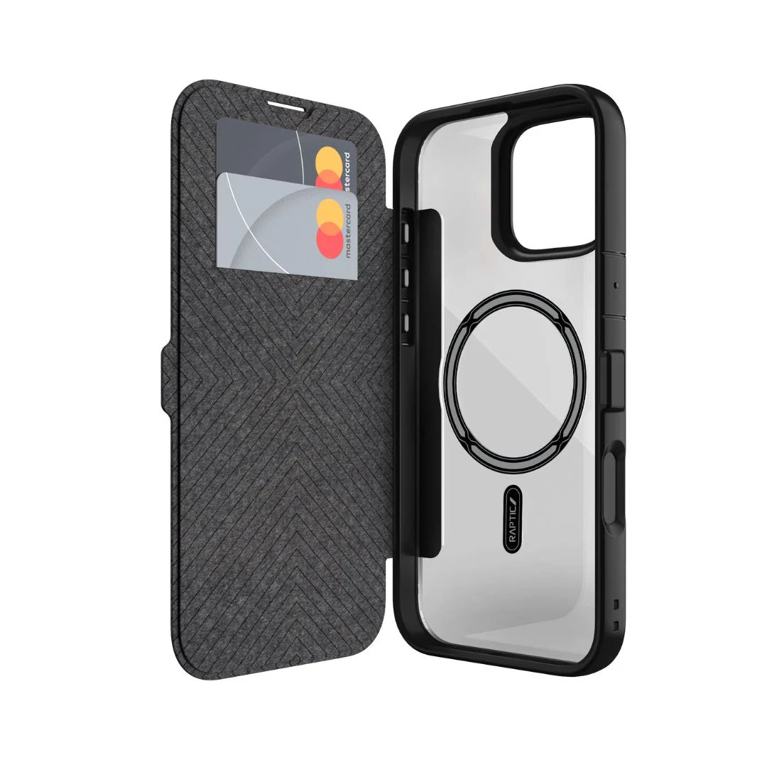 iPhone 16 Pro Max 6.9 Doria Raptic Urban Folio with Magsafe Series