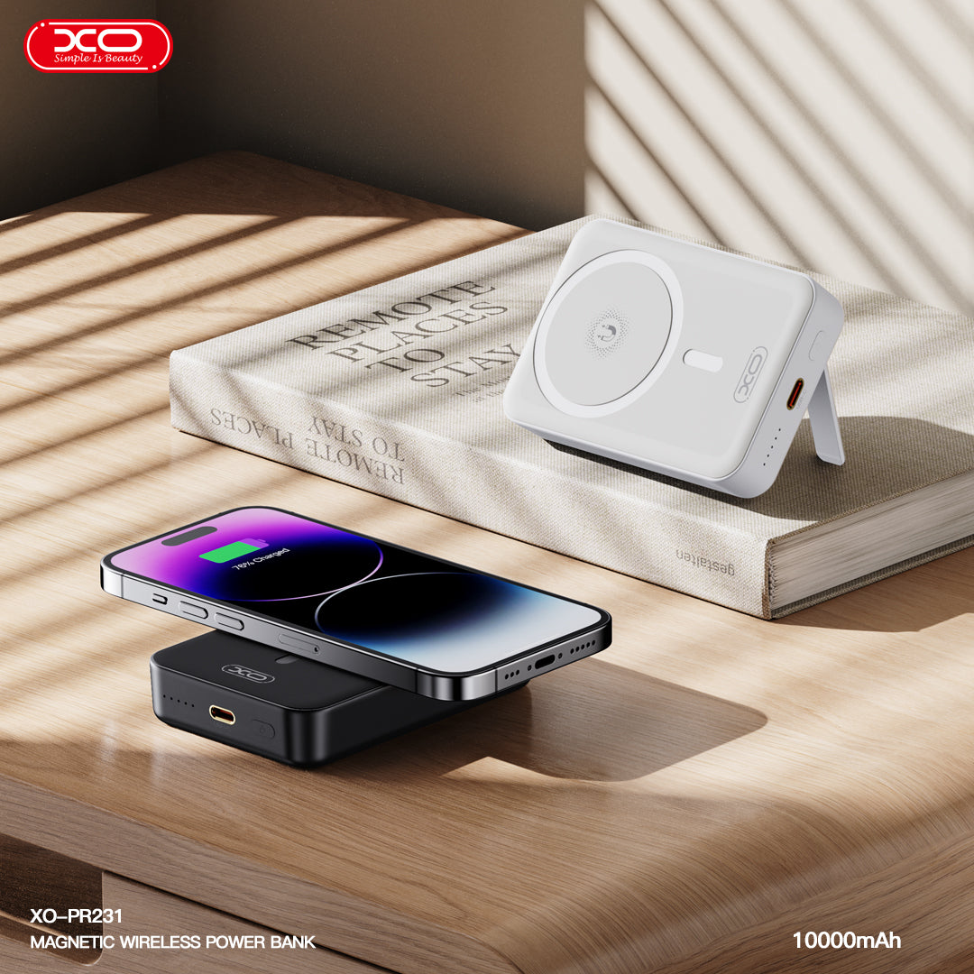 XO PR231 Magnetic 15W Wireless Charging + PD20W Power Bank 10000mAh