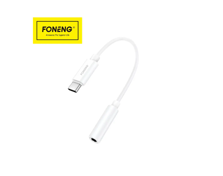 FONENG BM21 Type-C to 3.5mm Audio Cable Convertor 10CM