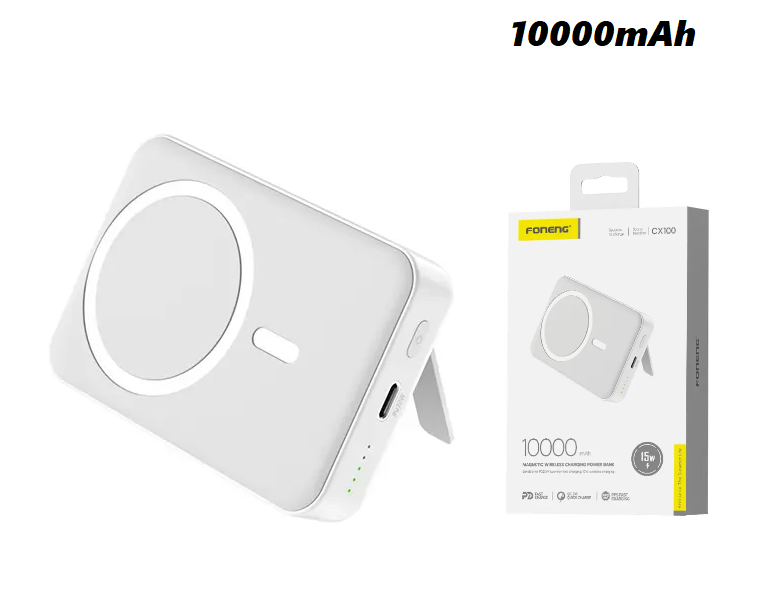 FONENG CX100 Magnetic Wireless Power Bank 10000mAh