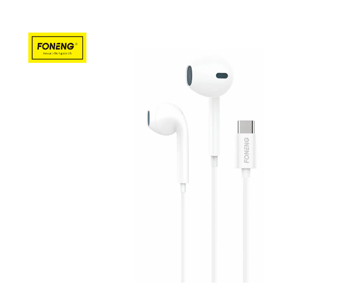 FONENG T36 Type-C Digital Chip Wire Control Earphones 1.2M