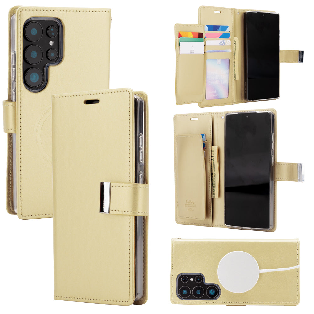 Samsung S938 Galaxy S25 Ultra Mercury Rich Diary Magsafe Series Wallet