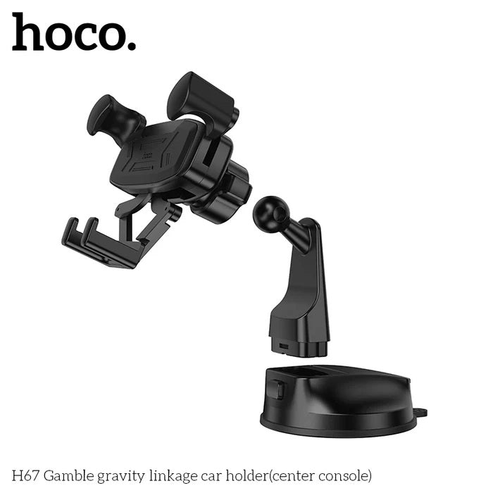 HOCO H67 Gamble Gravity Linkage Center Console Car Holder