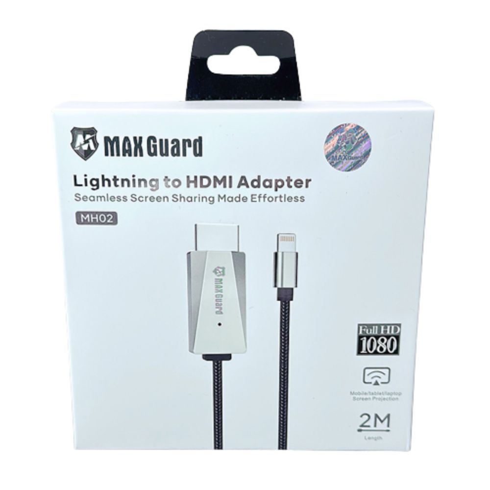 MAXGUARD MH02 1080 Full HD Lightning to HDMI Adapter Cable