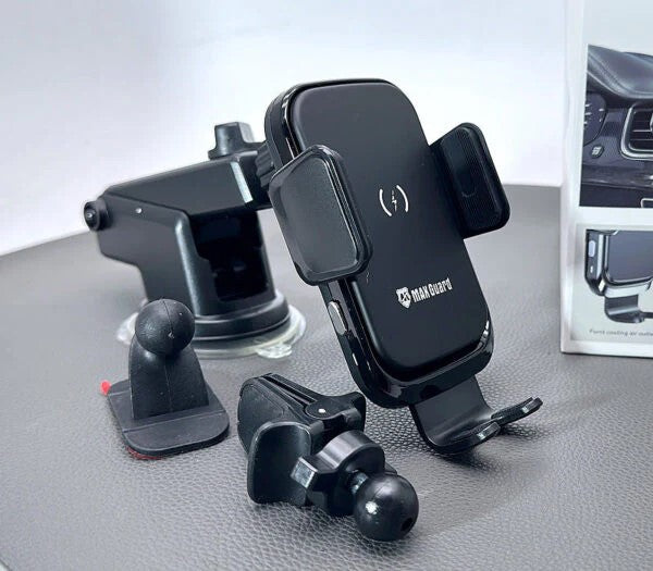 MaxGuard C20 Plus Wireless Charger 2 in 1 Car Holder 15W