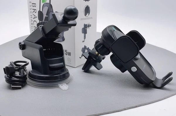 MaxGuard C9 Plus Wireless Charger 2 in 1 Car Holder 15W