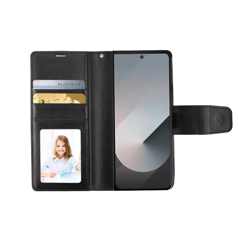 Samsung F966 Galaxy Z Fold7 5G Hanman Mill Series Wallet - Black
