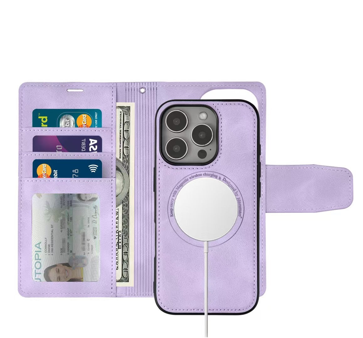 iPhone 16 Pro Max 6.9 Hanman Miro 3 Magsafe Series Detachable Wallet