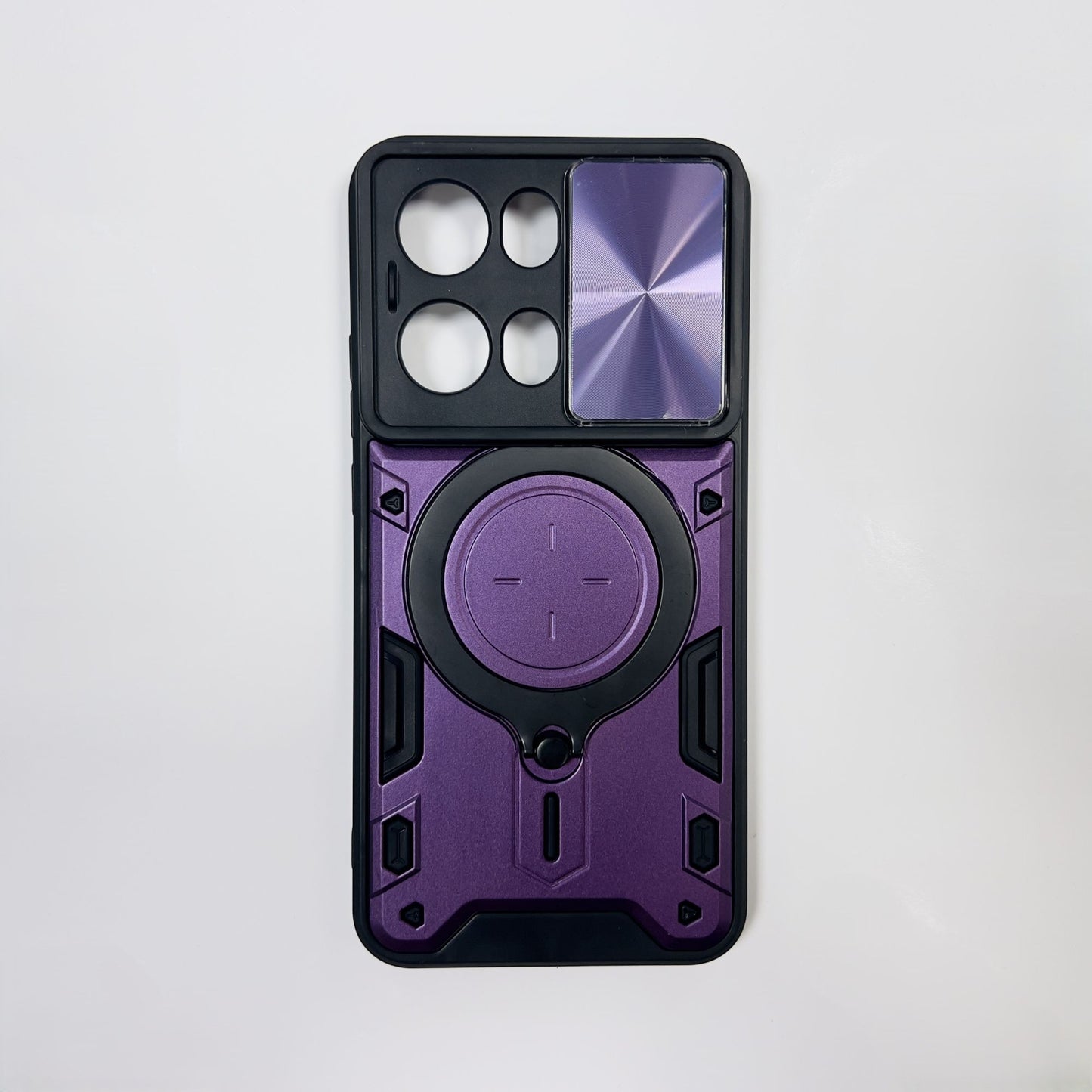 OPPO Reno13 PRO 5G Armor Shockproof Slide Camera Cover Ring Holder Case