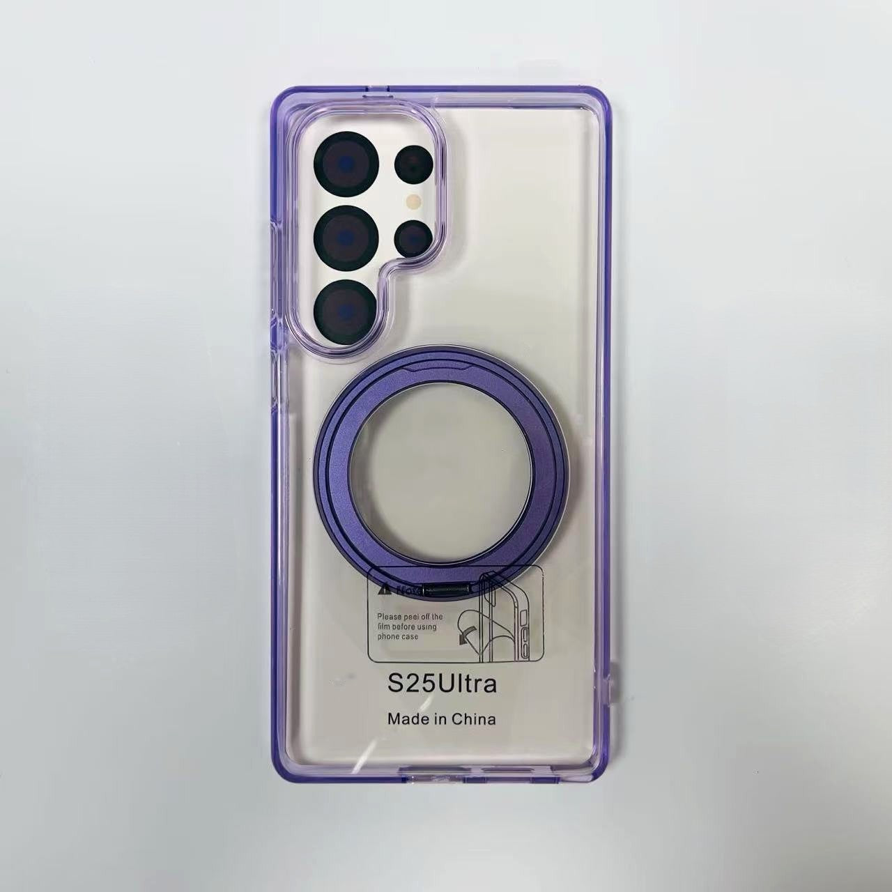 Samsung S938 Galaxy S25 Ultra Acrylic with 360 Rotation Magsafe Ring Holder Case