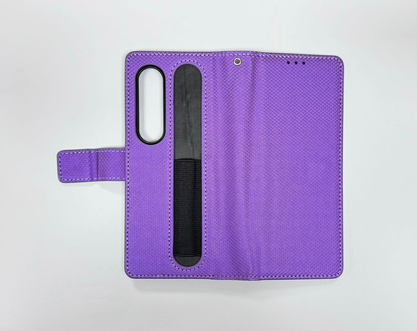 SAM F9360 Galaxy Z Fold4 5G Diamond Texture PU Leather Case with Pen Holder
