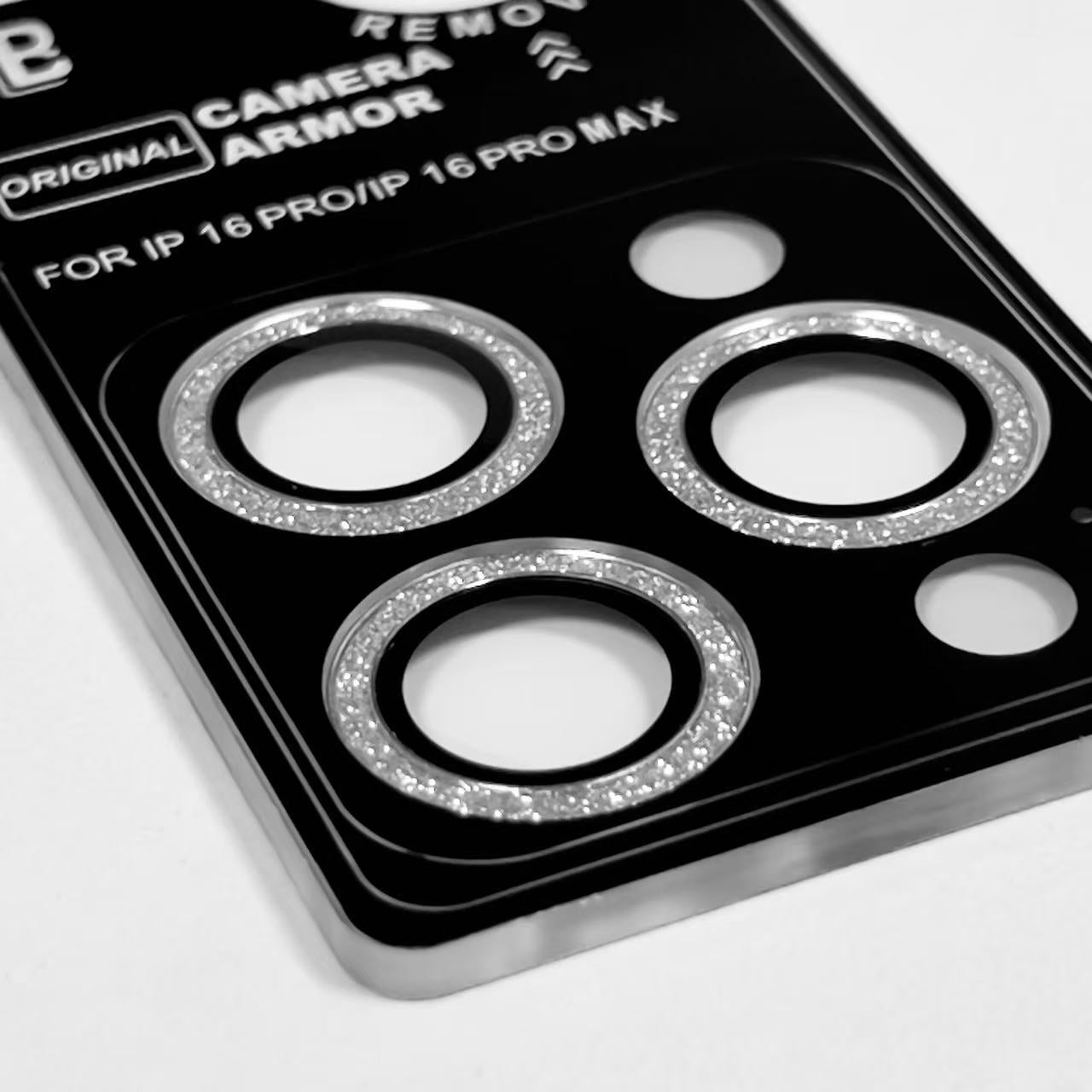 iPhone 16 Pro 6.3/16 Pro Max 6.9 LB Glitter Eagle-Eye Camera 3 Lens Protection