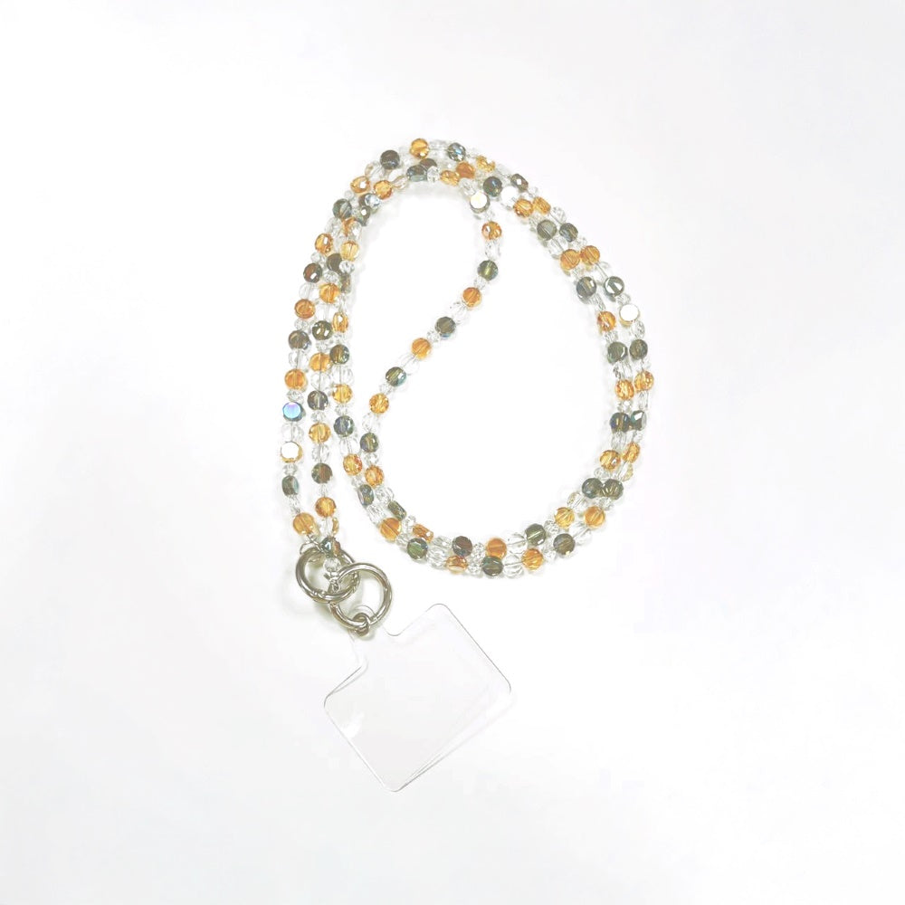 Universal Crossbody Phone Crystal Glass Beads Chain