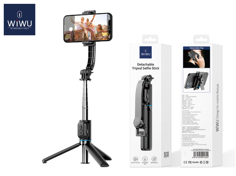 WIWU Wi-SE001 Detachable Live Broadcast Selfie Stick Tripod Stand