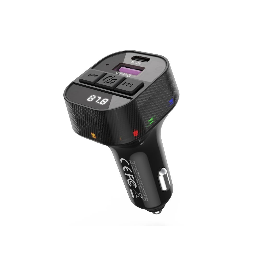 XO BCC17 Smart Bluetooth MP3 A+C Dual Port PD30W Car Charger