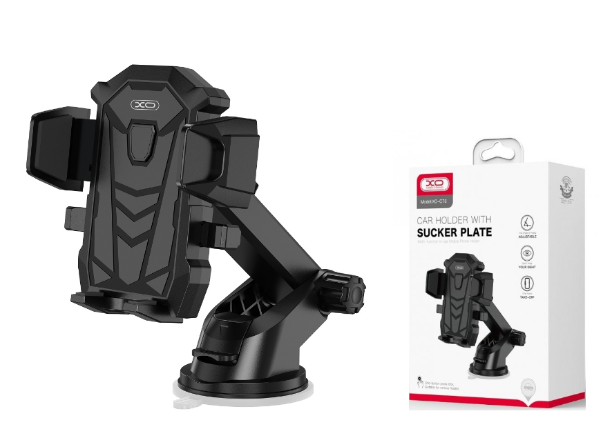 XO C76 Dashboard & Windshield Car Holder with Sucker Plate