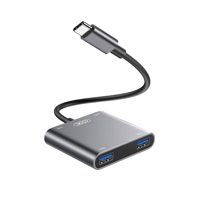 XO HUB012B 4 in 1 TYPE-C Multifunctional Docking Station