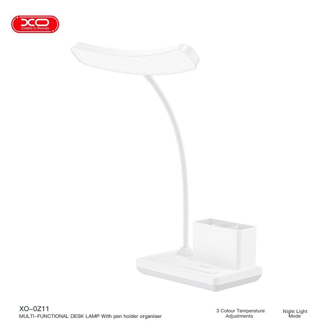 XO OZ11 Tri-Color Multi Speed Pencil Table Lamp with Night Light 2400mAh