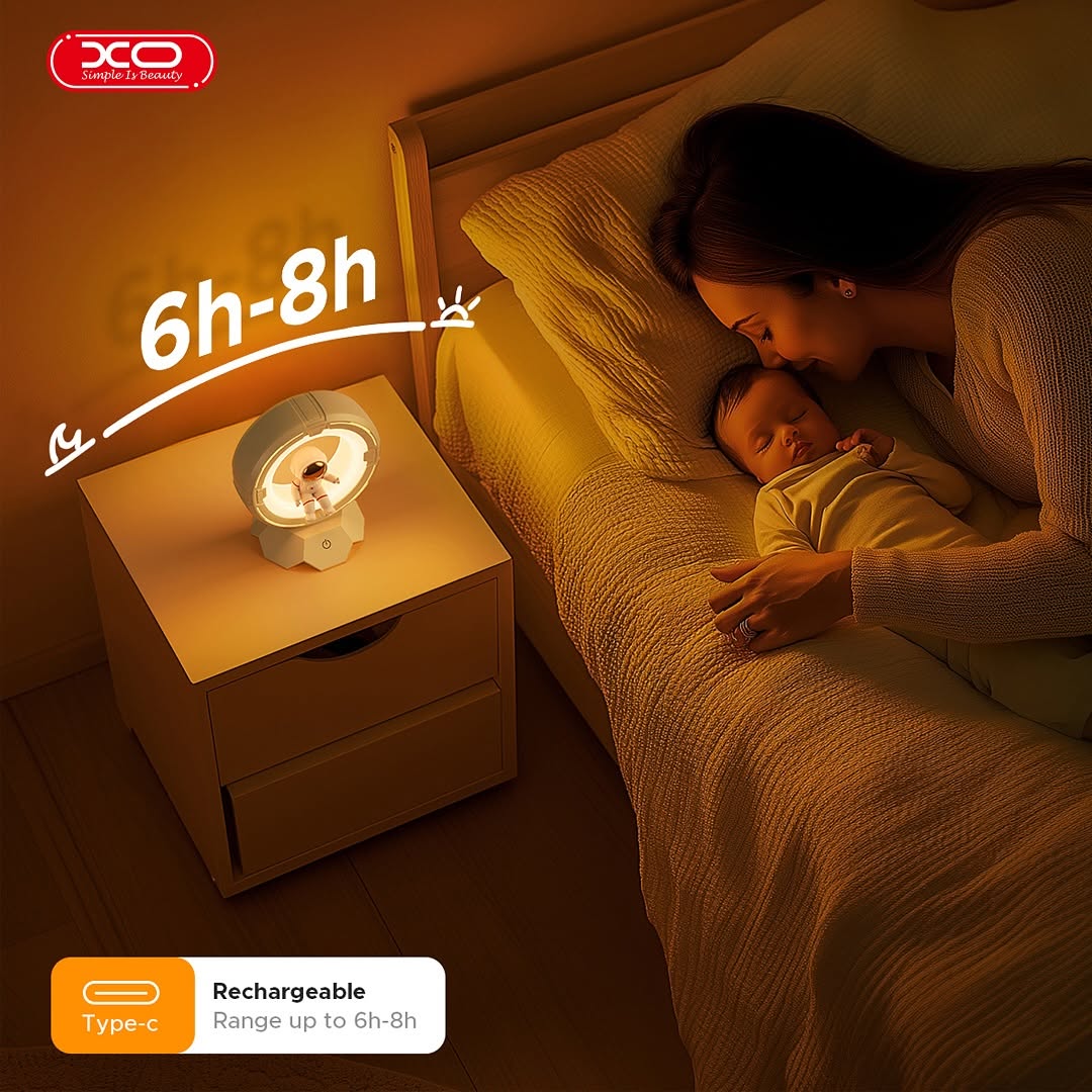 XO OZ12 Spaceman Tri-Color Night Light Pat Light 1200mAh