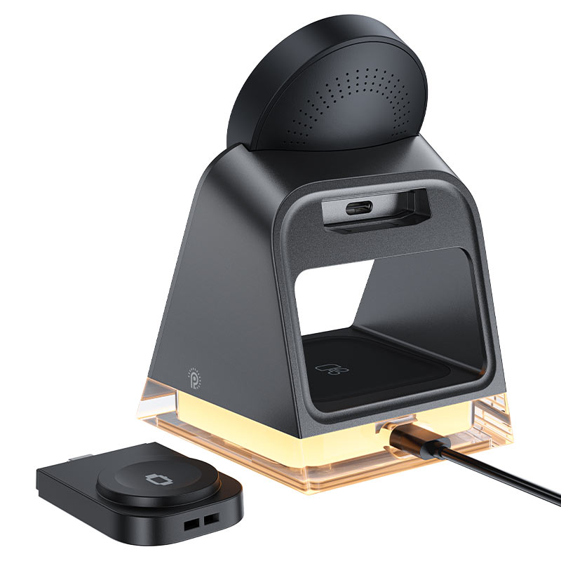 ACEFAST E17 Premium 3 in 1 Magnetic Wireless Charger with Stylish Ambient Light